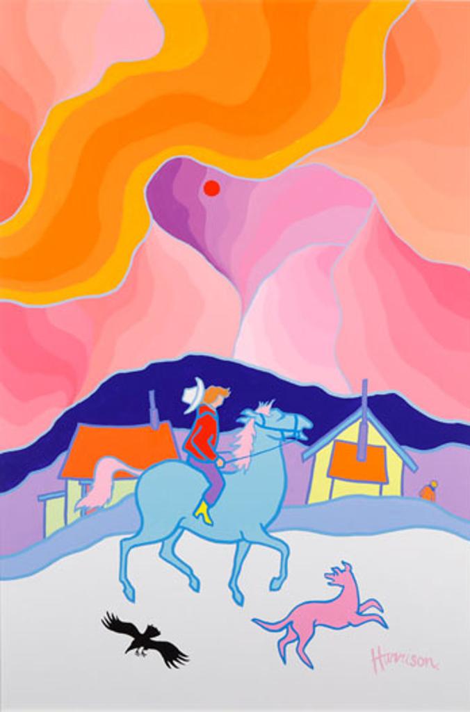 Ted Harrison (1926-2015) - White Hat
