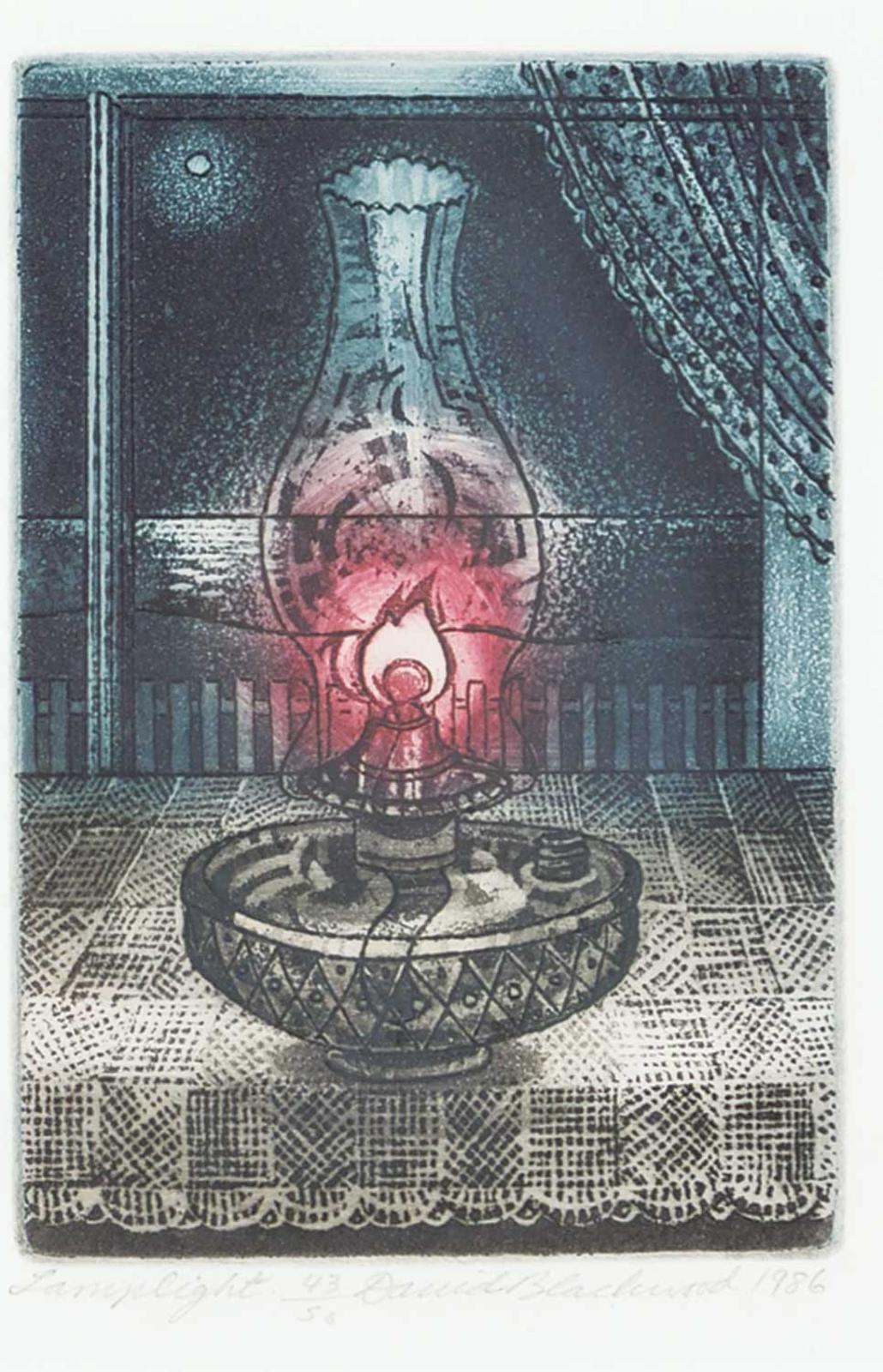 David Lloyd Blackwood (1941-2022) - Lamplight  #43/50