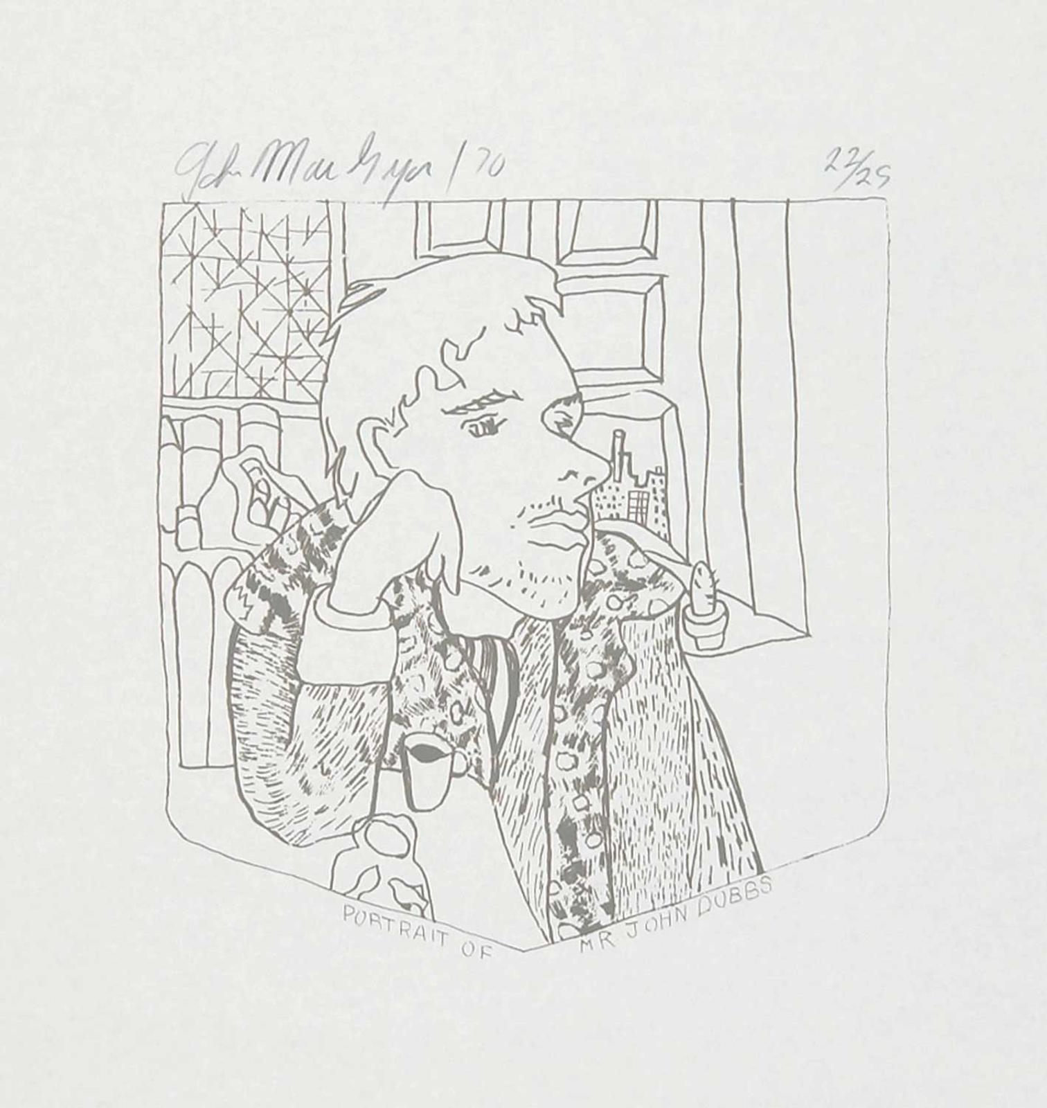 John Boyka MacGregor (1944-2019) - Portrait of Mr. John Dobbs  #22/25