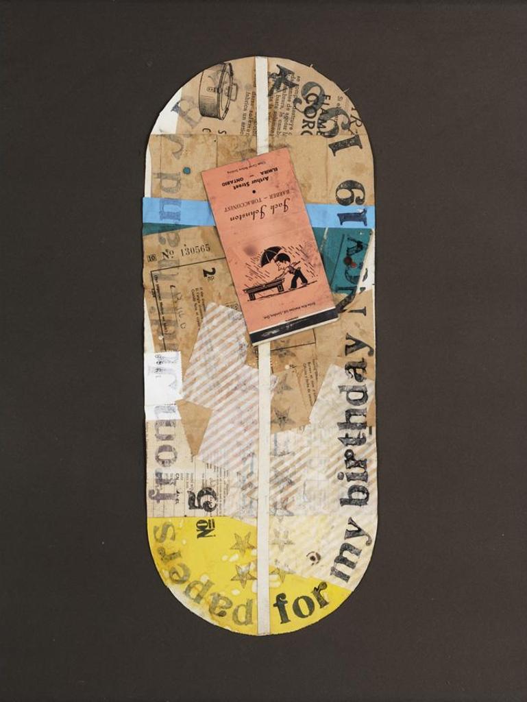 Gregory Richard Curnoe (1936-1992) - 28th Birthday Collage #5, 1964