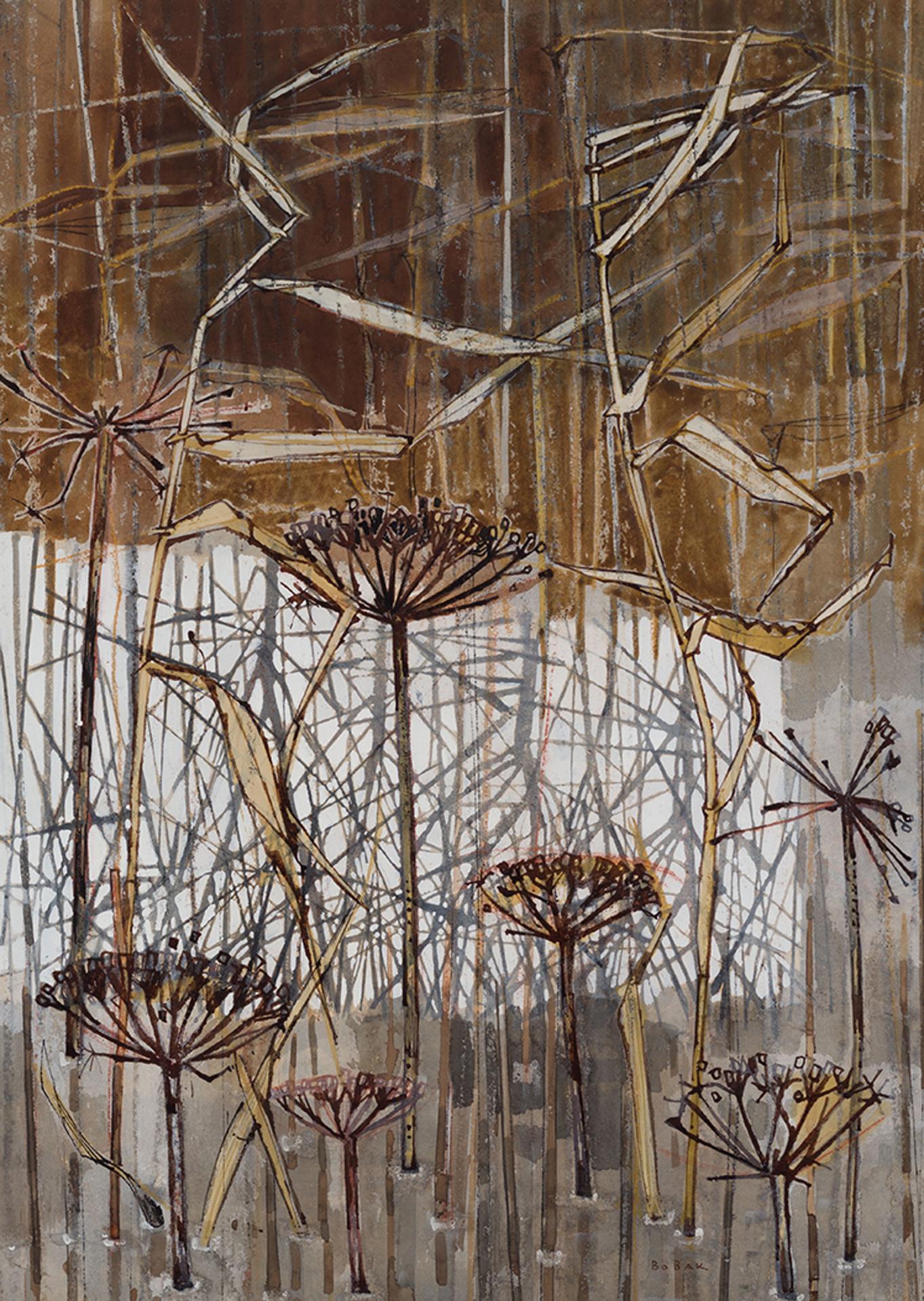 Bruno Joseph Bobak (1923-2012) - Reflections in a Melting Pond