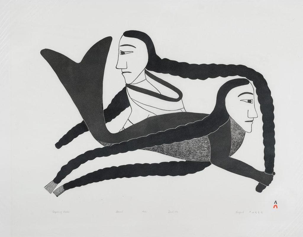 Kenojuak Ashevak (1927-2013) - Comparing Braids