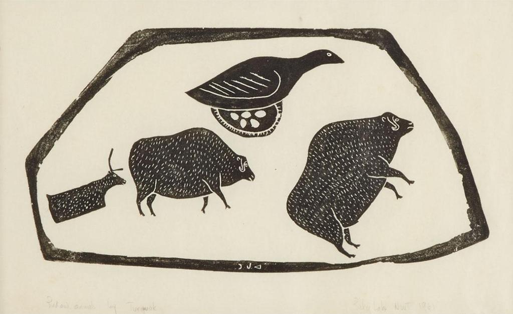 Luke Tunguak ”tunuwak” (1927-2008) - Bird And Animals