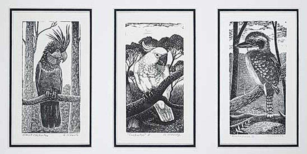Gilbert Schultz - Black Cockatoo / Cockatoo II / Kookaburra II