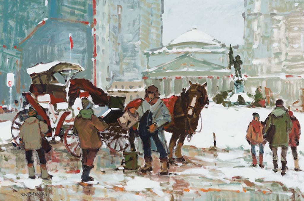 Serge Brunoni (1938-2020) - Montréal, Square Maisonneuve