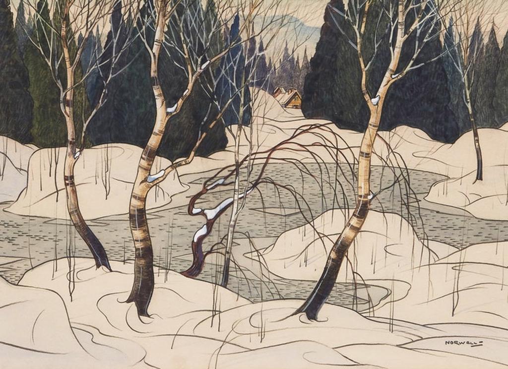 Graham Norble Norwell (1901-1967) - Winter Landscape