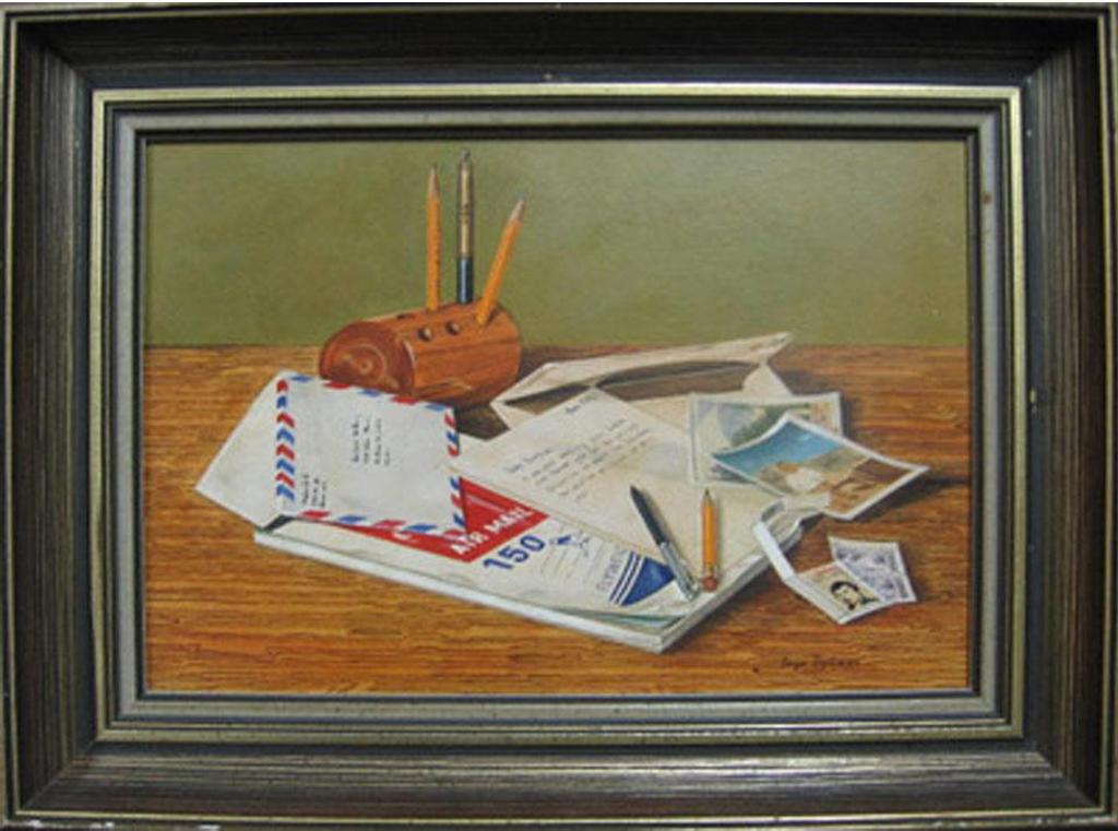 Inge Ballman (1942) - Still Life Studies - Air Mail; Planters