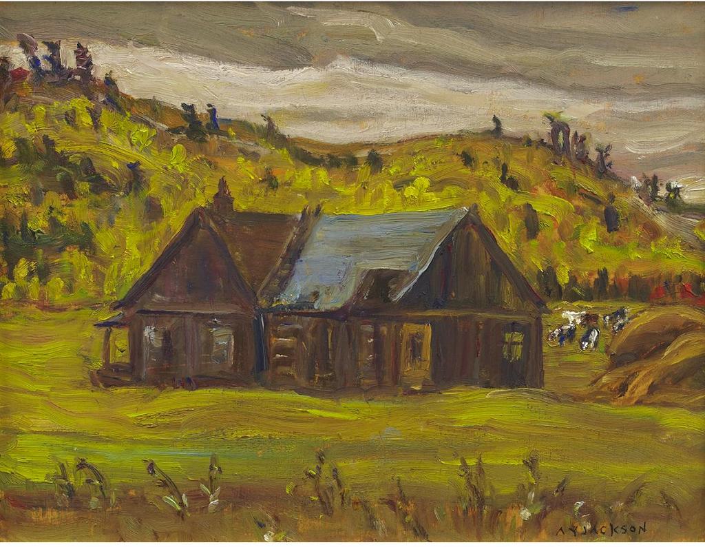 Alexander Young (A. Y.) Jackson (1882-1974) - Deserted Farm, Avoca, Ont., October, 1966