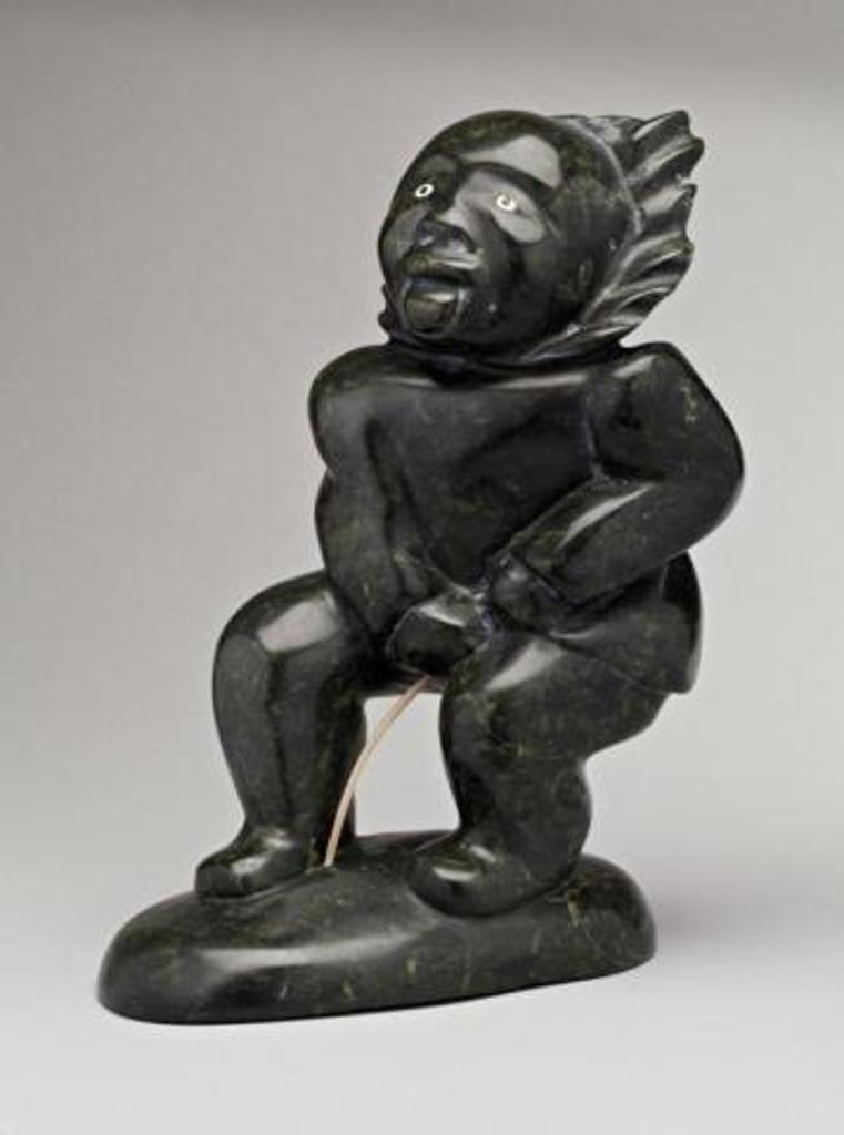 Charlie Ugyuk (1931-1998) - Man Relieving Himself