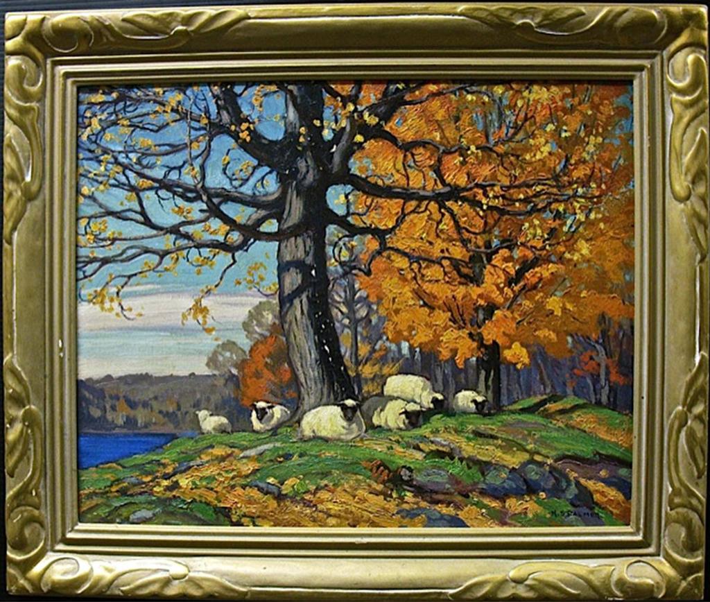 Herbert Sidney Palmer (1881-1970) - Lingering Leaves
