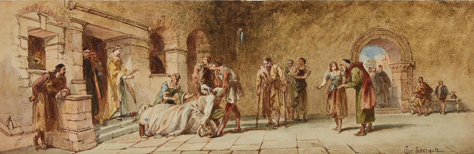 Charles Cattermole (1832-1900) - Blessing The Sick