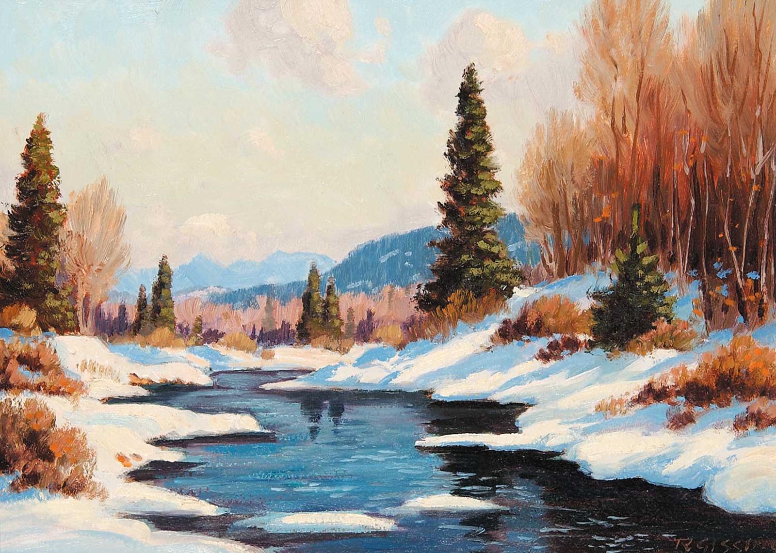 Roland Gissing (1895-1967) - The River Bank