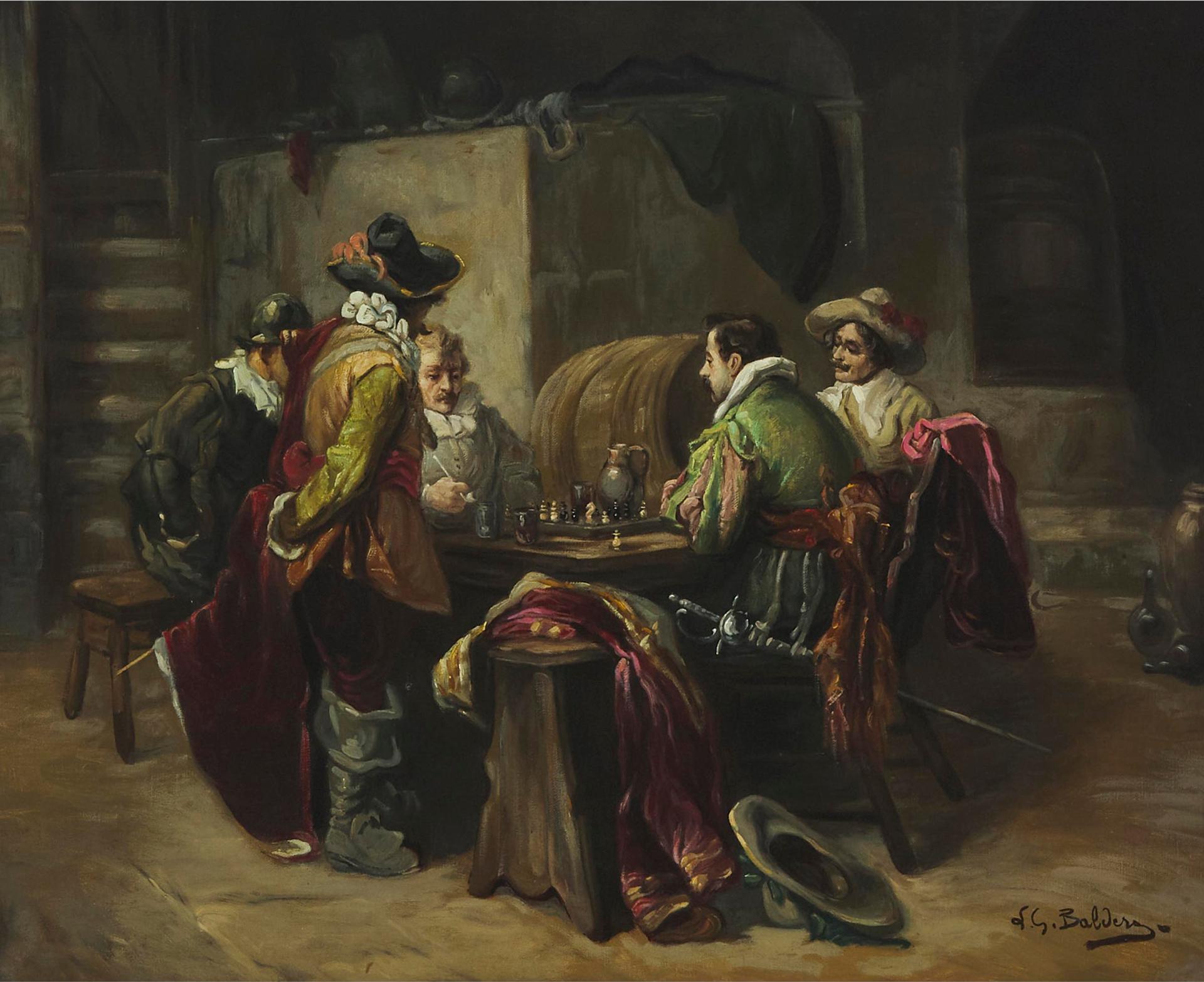 Luigi G. Baldero - Playing Chess