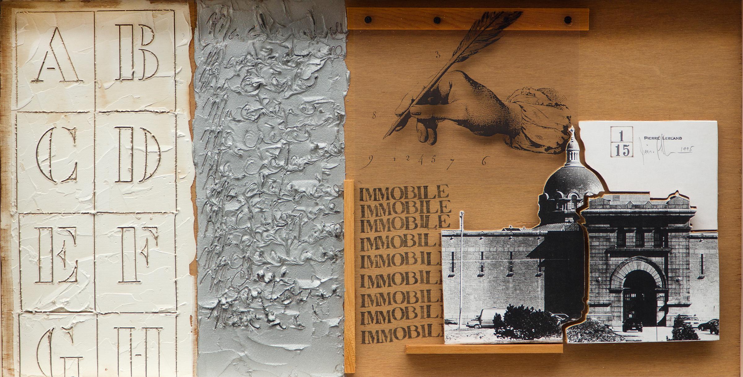 Pierre Leblanc - Bordeaux écriture (De la série / From the series « Temps immobile »), 1995