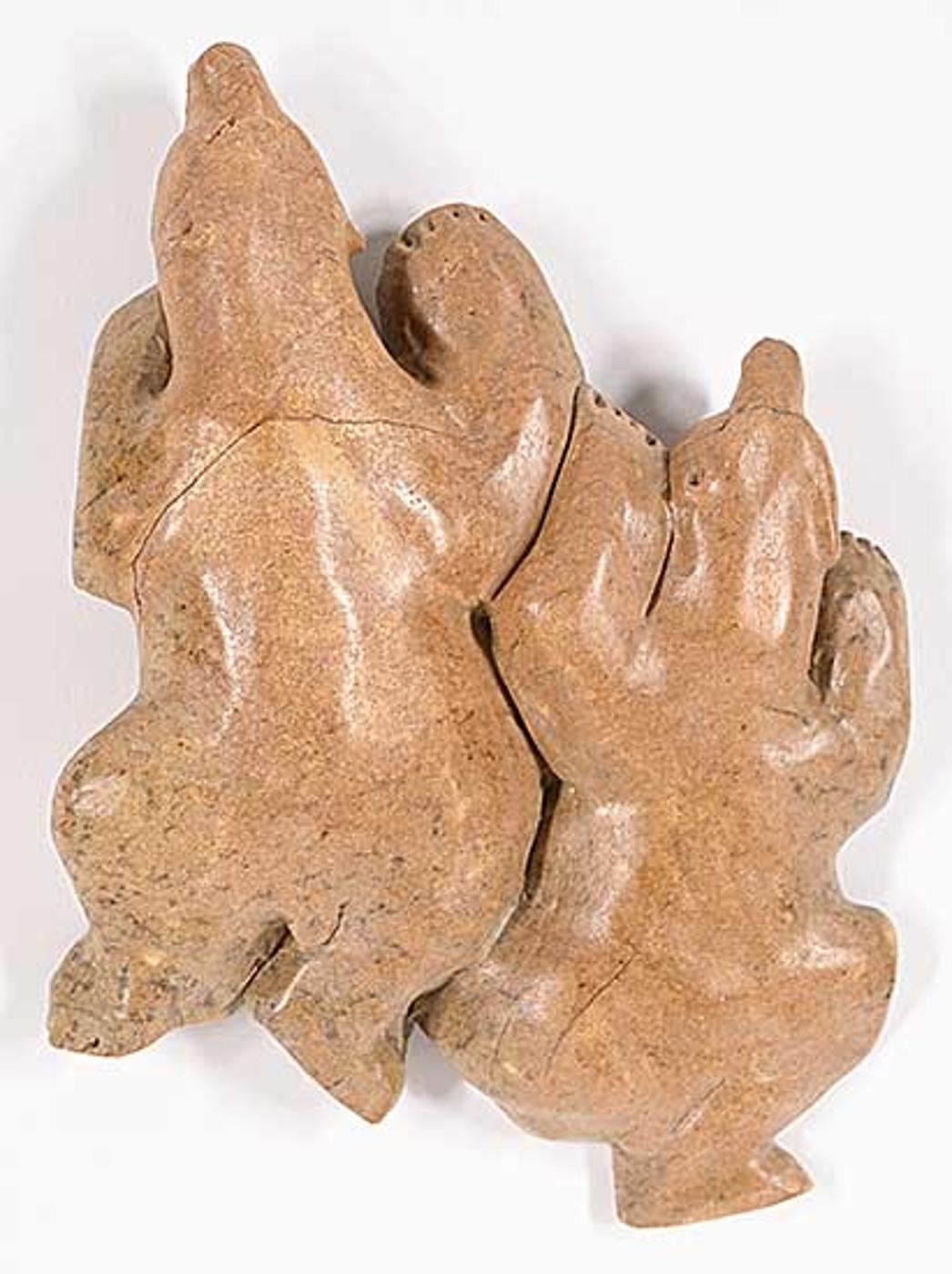 Eli Nasogaluak (1950) - Untitled - Sleeping Bears Wall Hanging