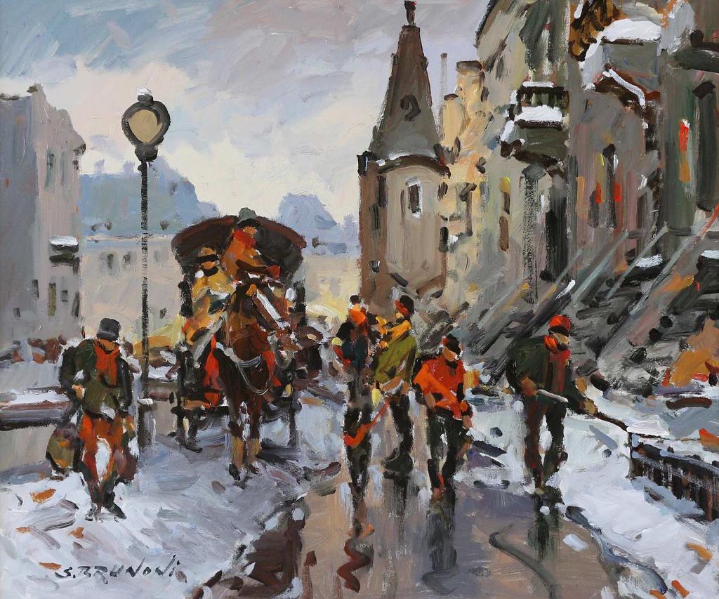 Serge Brunoni (1938-2020) - Montreal, Rue Laval
