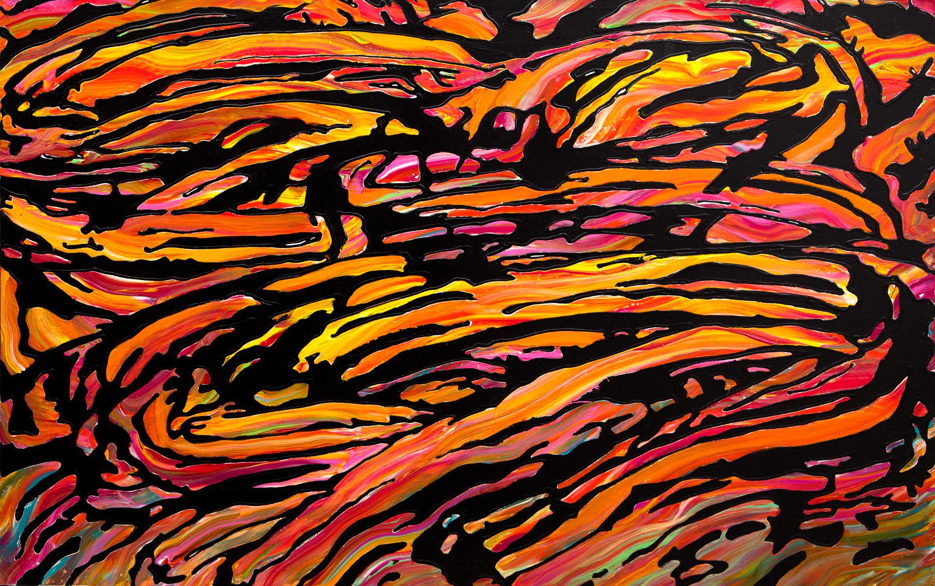 Jacques Hurtubise (1939-2014) - Aurore d'orange, 1994