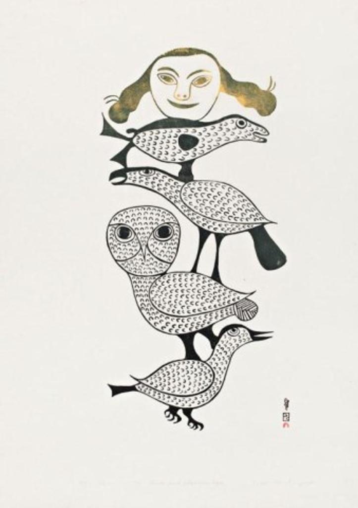 Kenojuak Ashevak (1927-2013) - Untitled