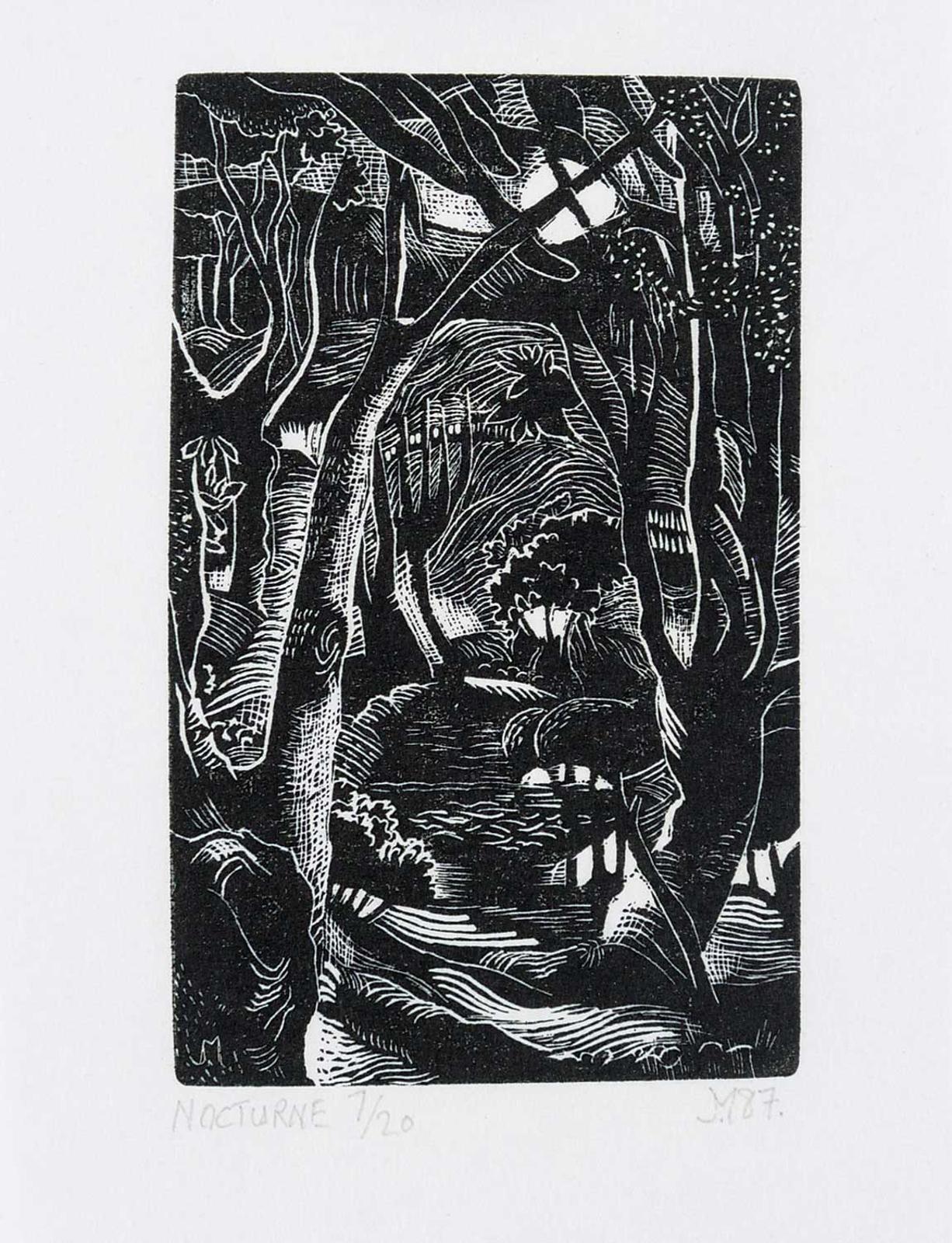 James Ian MacDougall (1936) - Nocturne #7/20