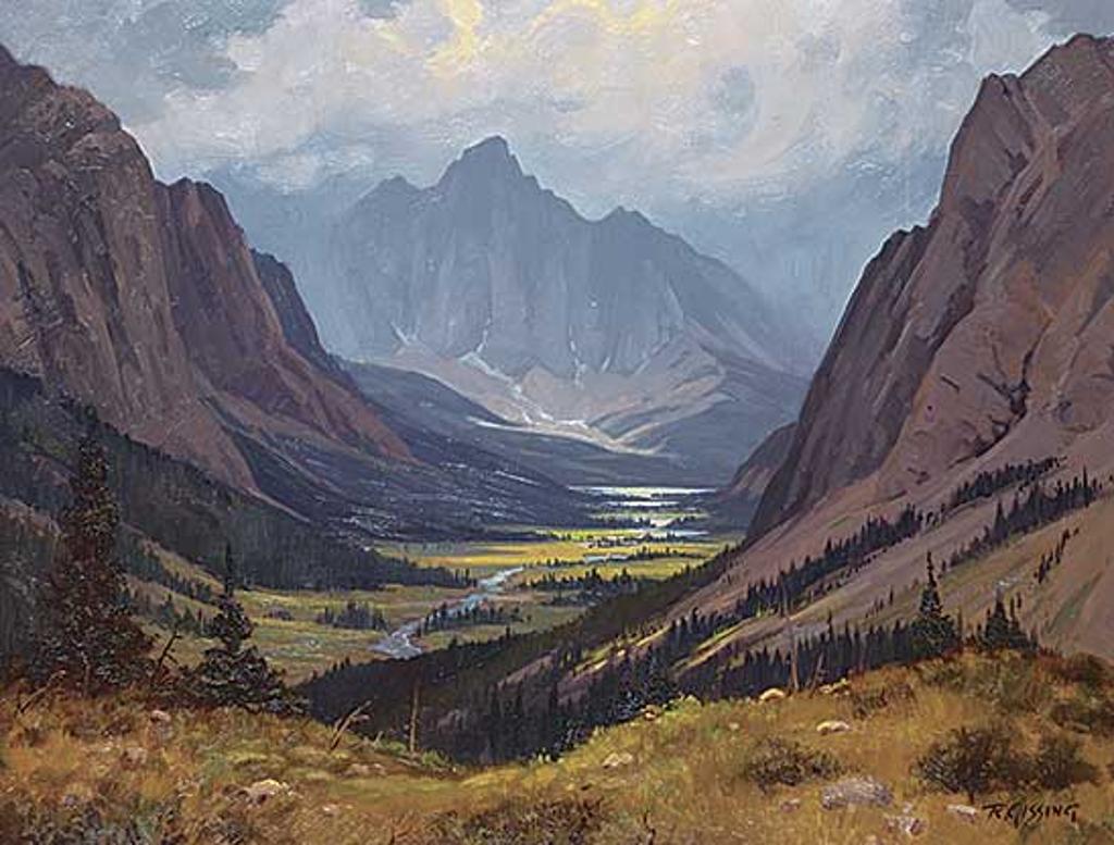 Roland Gissing (1895-1967) - Storm Over Minnewanka