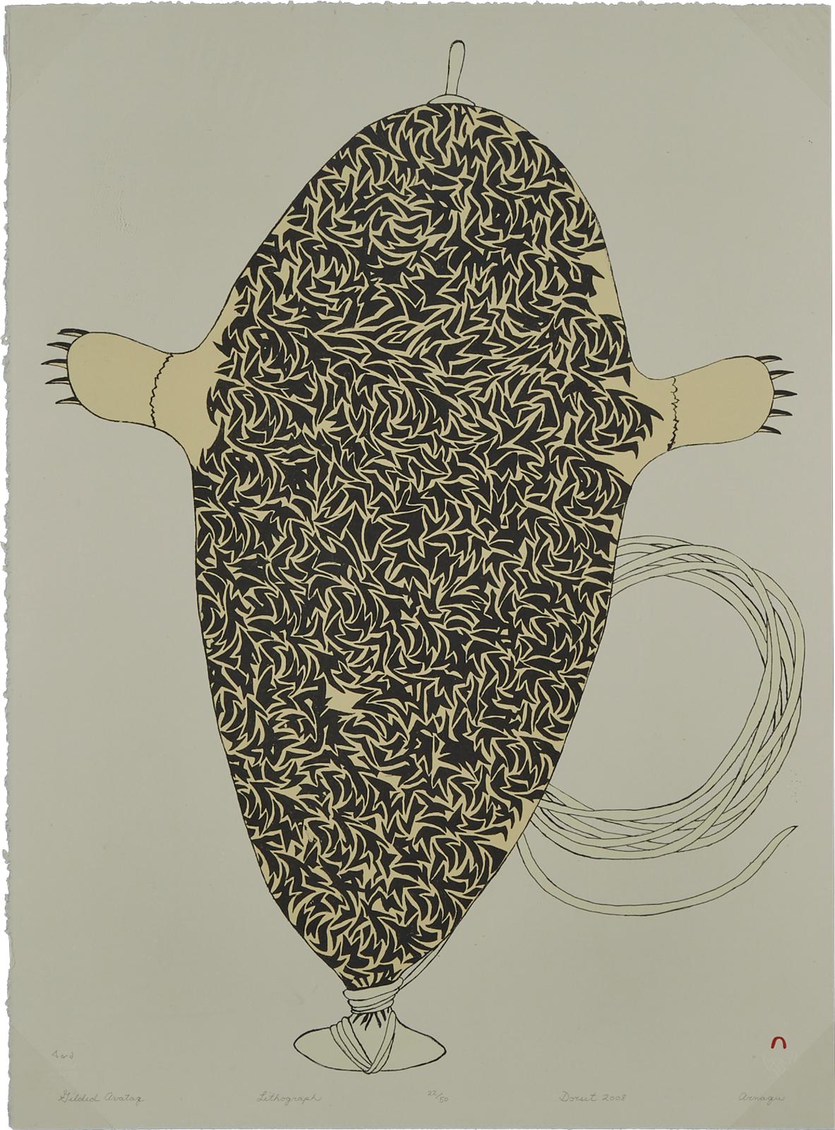 Arnaqu Ashevak (1956-2009) - Gilded Avataq