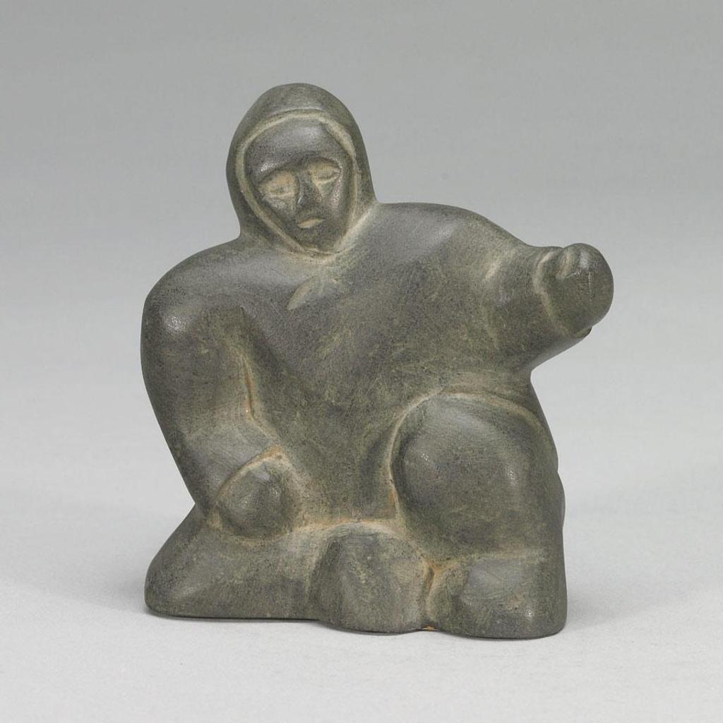 Johnny Iquliq (1966-1996) - Seated Man