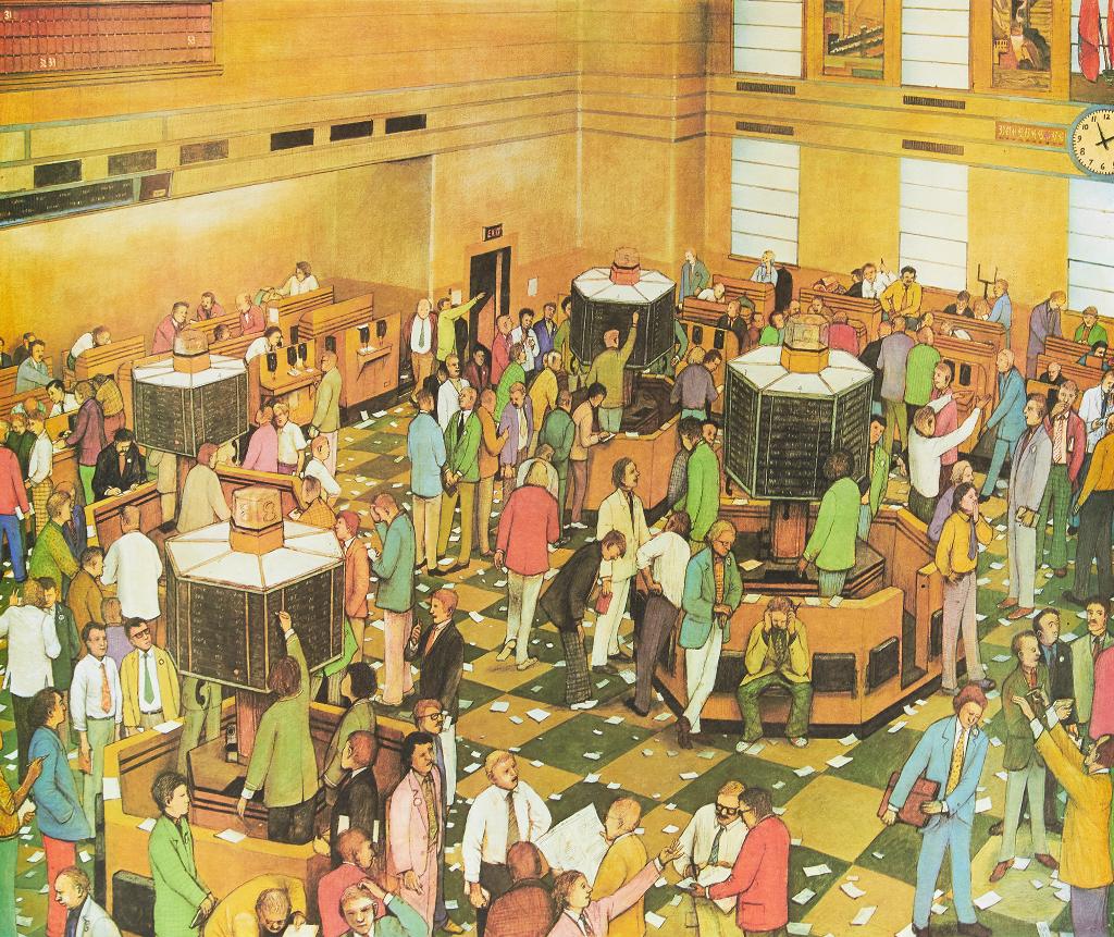William Kurelek (1927-1977) - Toronto Stock Exchange