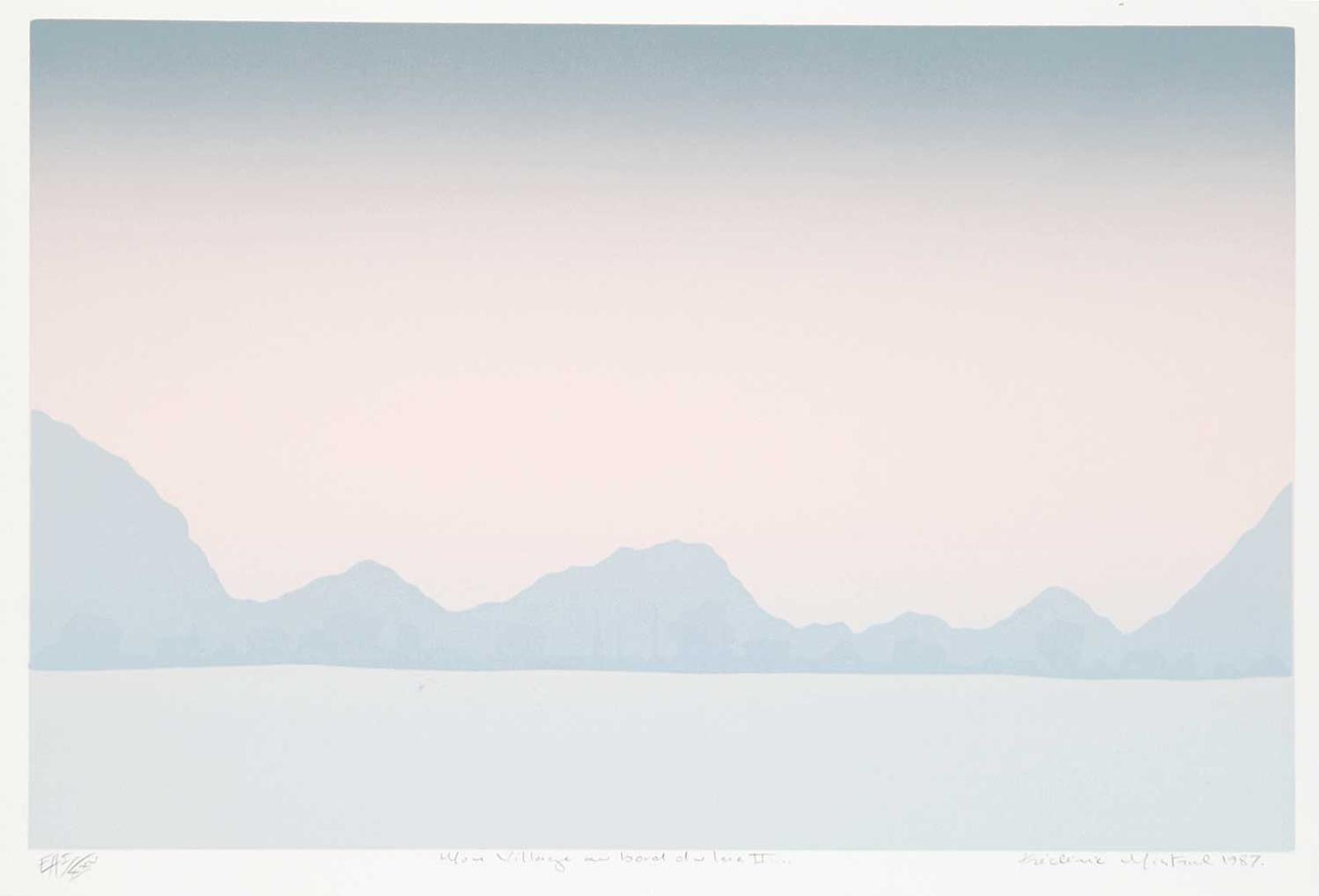 Frederic Mistral - Mon Village au Borde du Lac II #EA 1/XXX