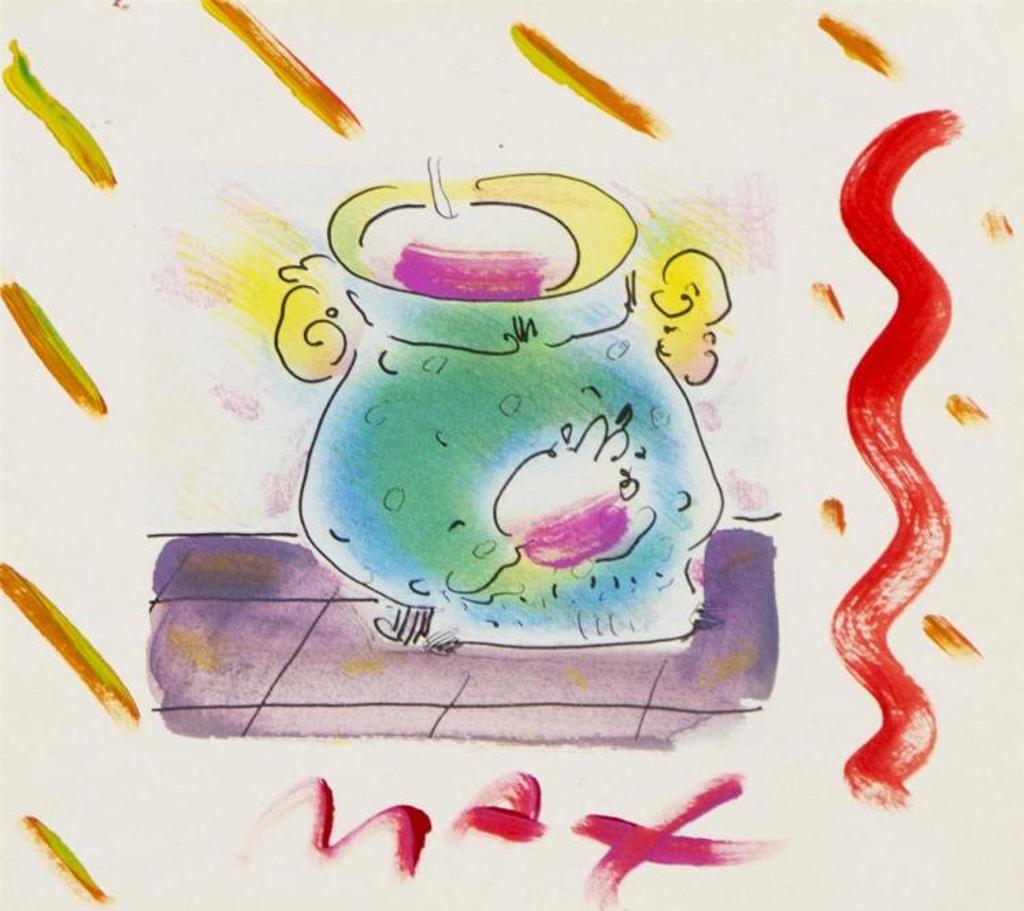 Peter Max (1937) - Untitled - Vase