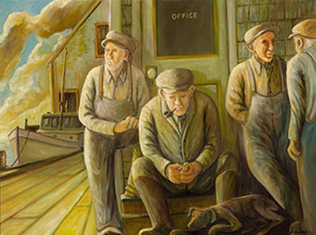 Nelson Surette (1920-2004) - Dog Days (03843/A85-094)