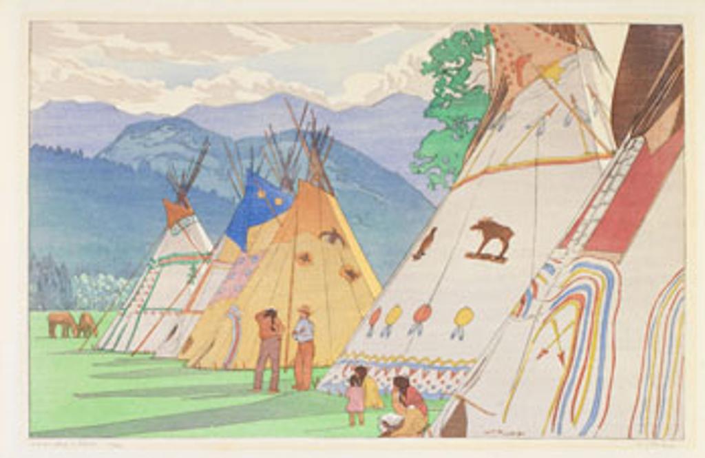 Walter Joseph (W.J.) Phillips (1884-1963) - Indian Days, Banff