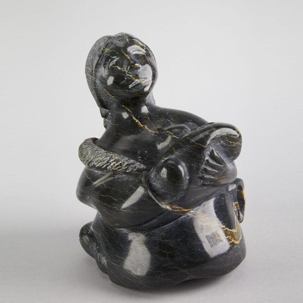 Elijah Michael (1929-2008) - Woman Nursing Her Child