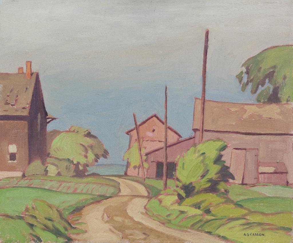 Alfred Joseph (A.J.) Casson (1898-1992) - Farm On Bayview Avenue