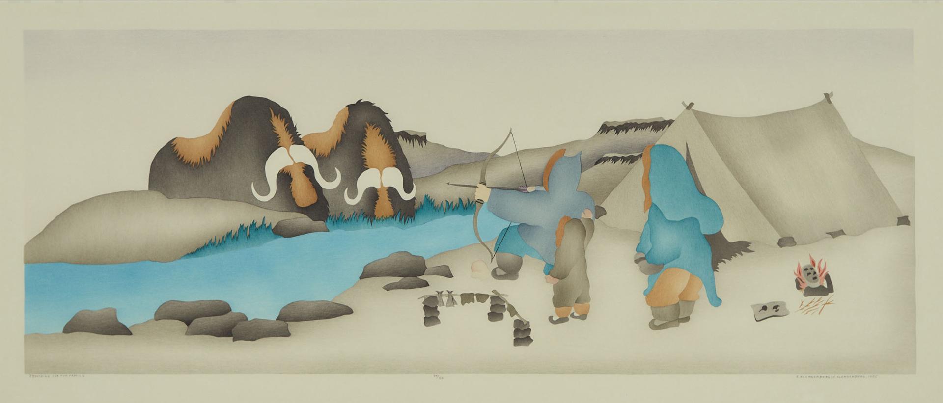 Elsie Anaginak Klengenberg (1946) - Providing For The Family, 1995