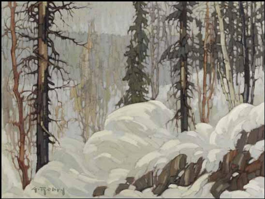 Gaston Rebry (1933-2007) - Blanc duvet, Mauricie, P. Que.