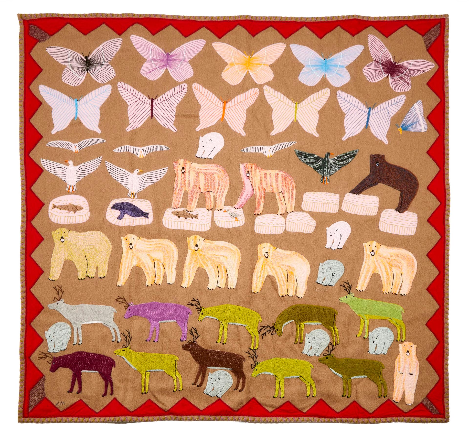 Mary Yuusipik Singaqti (1936-2017) - Untitled (Arctic Animals)