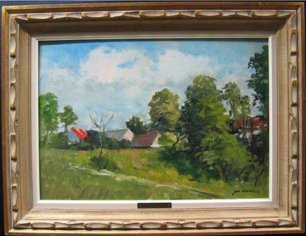 Jaromir Kunc (1900-1971) - Landscape With Footpath And Buildings
