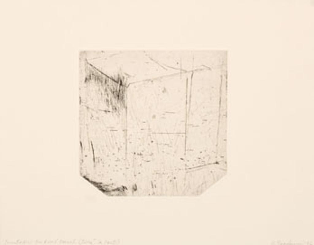 Betty Roodish Goodwin (1923-2008) - Le Tombeau de René Crevel - La mort et la vérité