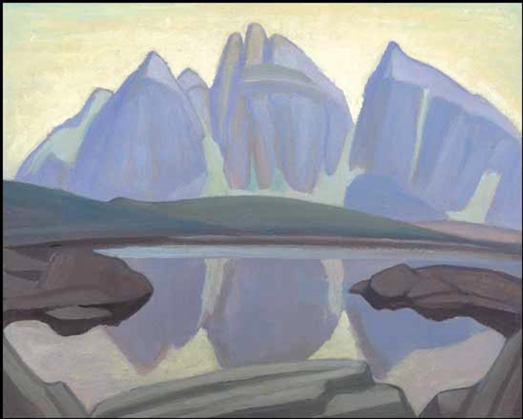Lawren Stewart Harris (1885-1970) - Wenchemna Lake, Rocky Mountains (Mountain Sketch XCV)