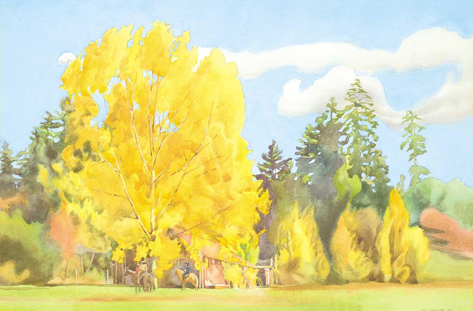 Walter Joseph (W.J.) Phillips (1884-1963) - Deep Cove B.C. [A House Near Victoria]