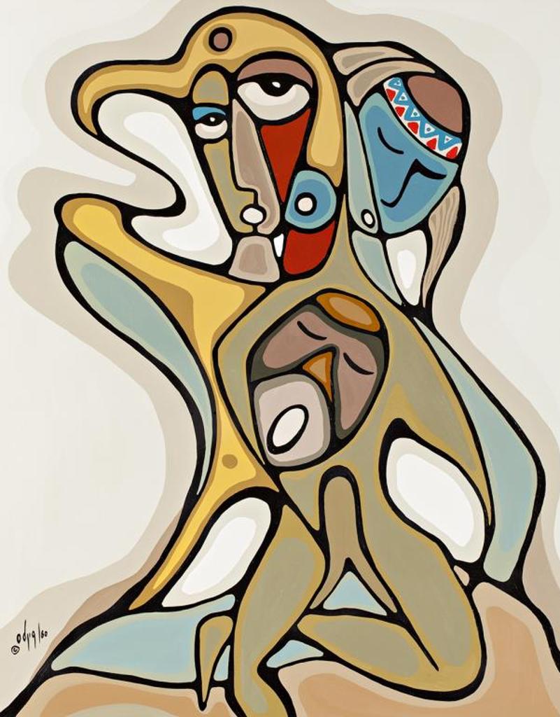 Daphne Odjig (1919-2016) - Odawa-Ojibwa, The Lament, 1980
