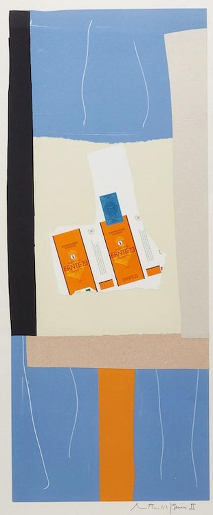 Robert Motherwell (1915-1991) - Harvest, with Orange Stripe, from Summer Light Series (Belknap 127)