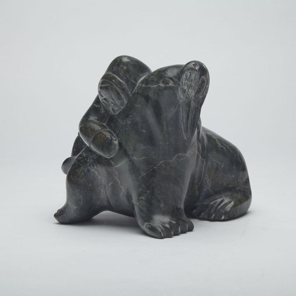 Eli Elijassiapik (1936) - Hunter And Walrus