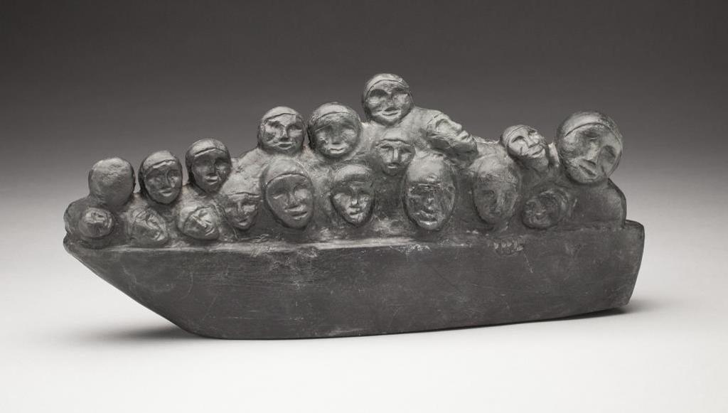 Miriam Nanurluk Qiyuk (1933) - Umiaq Migration, mid 1990s