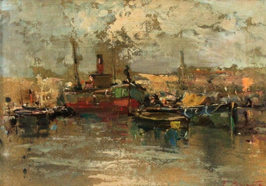 Enzenino Briante - Harbour Scene