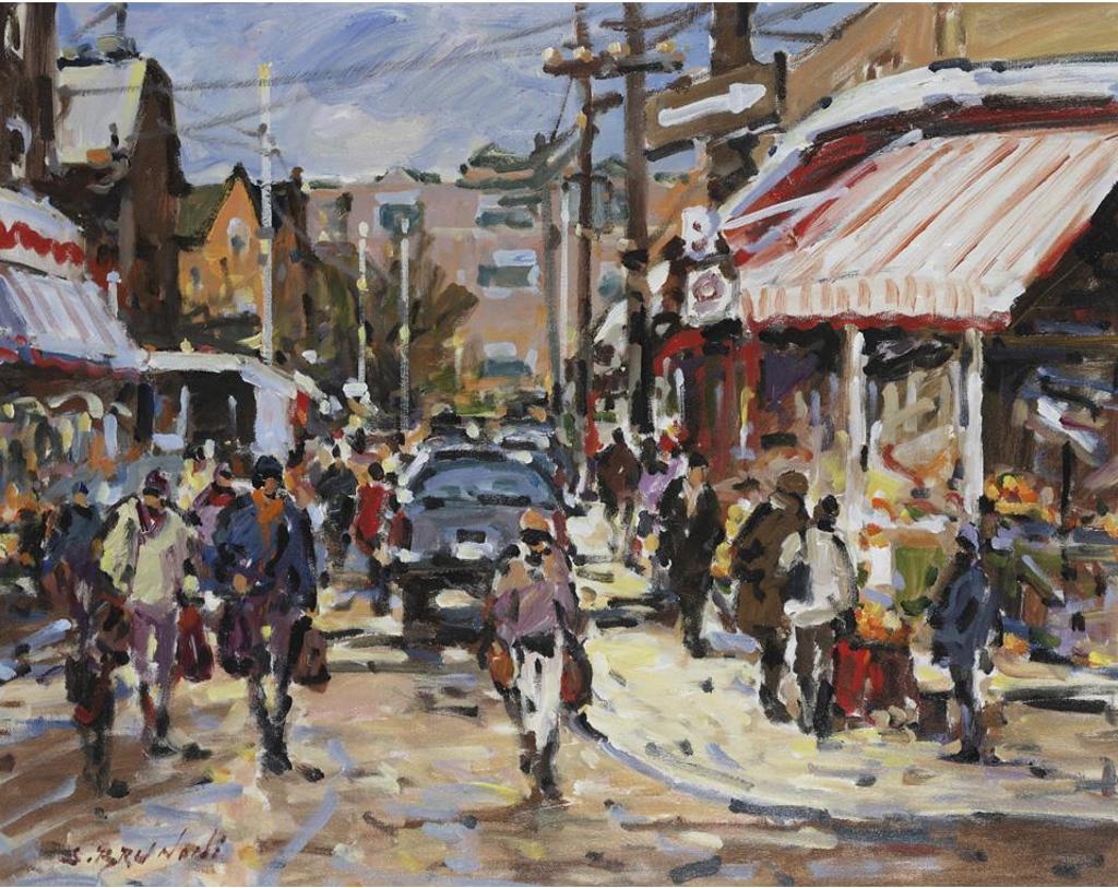 Serge Brunoni (1938-2020) - Kensington Market, Toronto