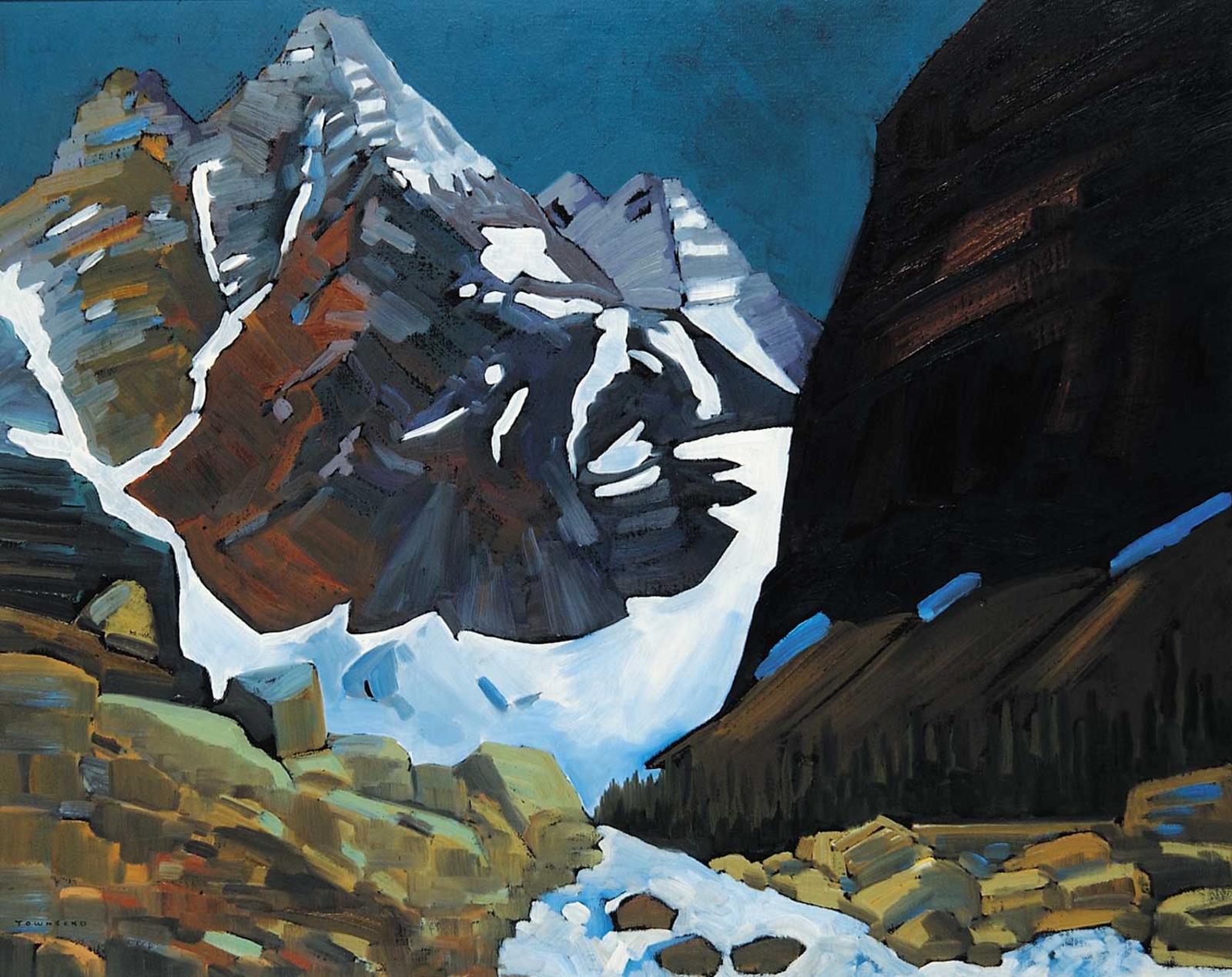 H. William (Bill) Townsend (1940-2017) - Dusk Falls in the Rockies