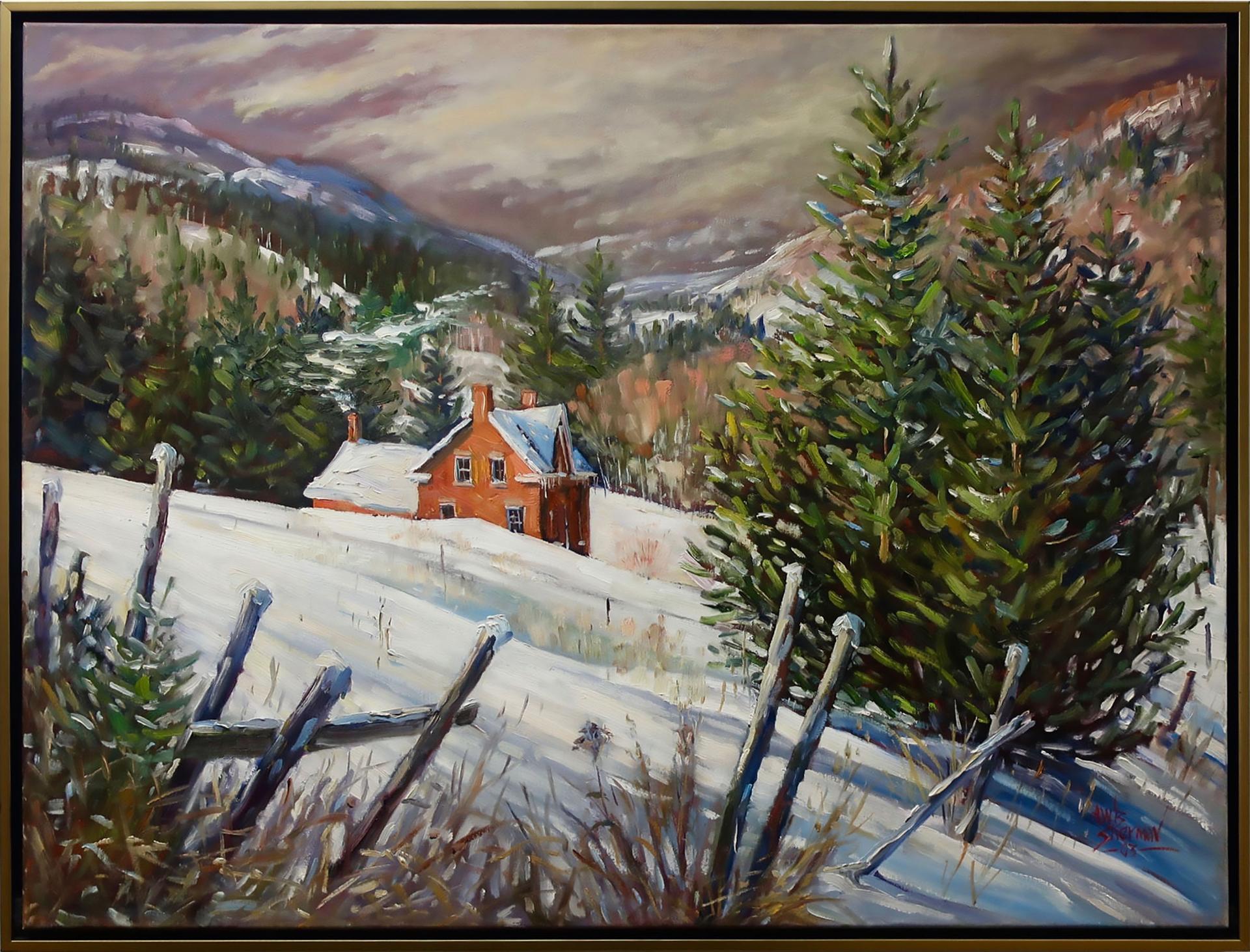 Andrew W.B. Sherman (1944) - Winter Locked! ... In The Workworth Hills, Workworth, Ontario