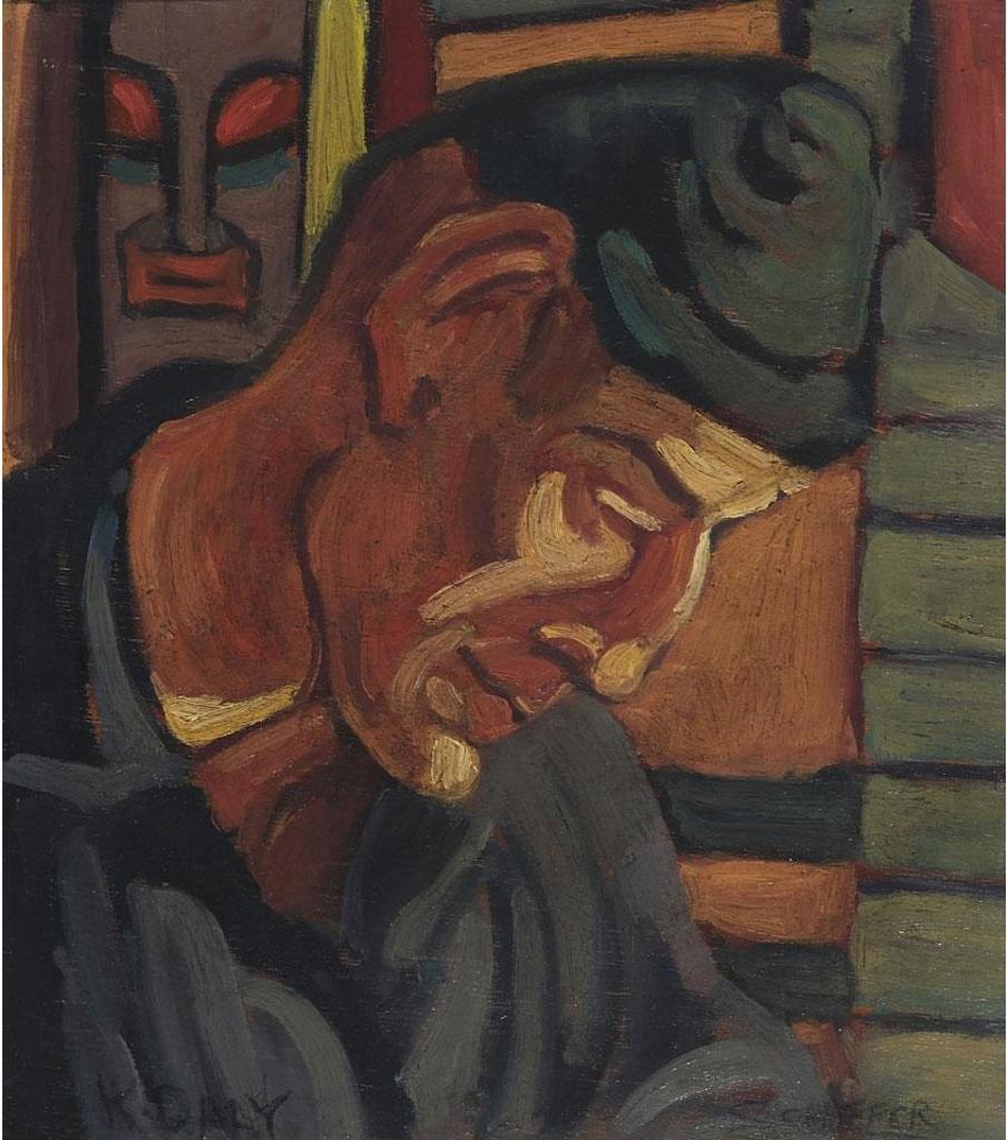 Kathleen Frances Daly (1898-1994) - Portrait Of Carl Schaefer