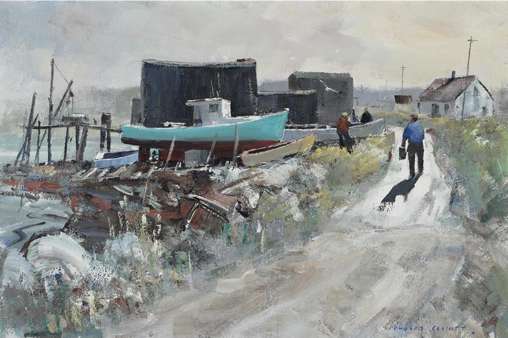 Douglas Ferfguson Elliott (1916-2012) - Sunny Morning, Yankee Cove, N.S.